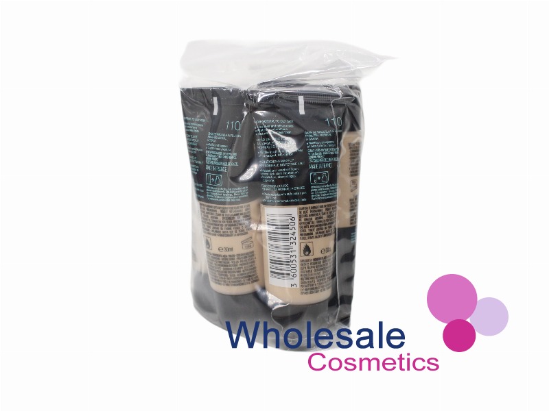 6 x Maybelline Fit Me Matte & Poreless Liquid Foundation - 110 PORCELAIN
